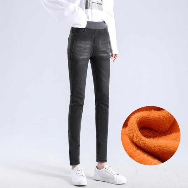 women's jeans plus size 200 pounds thick warm women winter high waist stretch velvet scratched denim trousers pencil pants female p275, Blue
women's jeans plus size 200 pounds thick warm women winter high waist stretch velvet scratched denim trousers pencil pants female p275, Blue