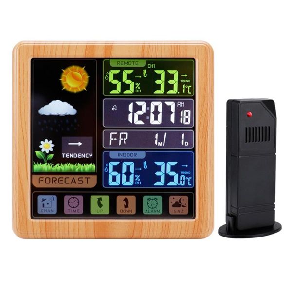 other clocks & accessories wireless weather clock multifunctional color screen touch key creative forecast
other clocks & accessories wireless weather clock multifunctional color screen touch key creative forecast