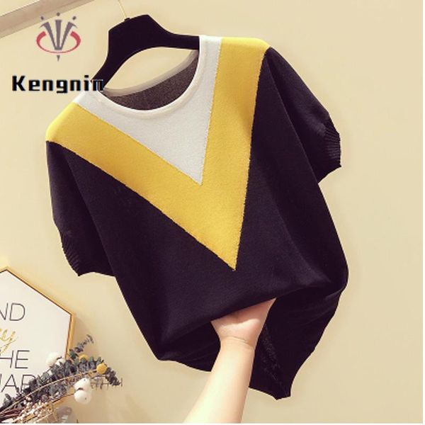 women's t-shirt 2021 summer patchwork color loose women batwing sleeve female knitted o-neck korean chic lady ccaual tees ks623, White
women's t-shirt 2021 summer patchwork color loose women batwing sleeve female knitted o-neck korean chic lady ccaual tees ks623, White