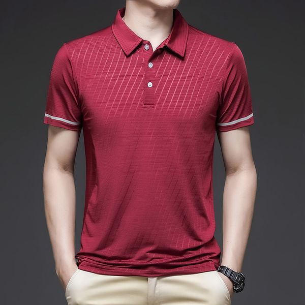 men summer short sleeve polo men 2021 new outdoor sports quick drying elasticity business o neck loose fashion polo t shirt men, White;black
men summer short sleeve polo men 2021 new outdoor sports quick drying elasticity business o neck loose fashion polo t shirt men, White;black