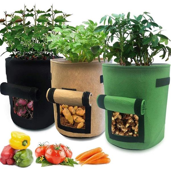3 pcs plant grow bags home garden potato pot greenhouse vegetable growing bags moisturizing jardin vertical garden bag tools
3 pcs plant grow bags home garden potato pot greenhouse vegetable growing bags moisturizing jardin vertical garden bag tools