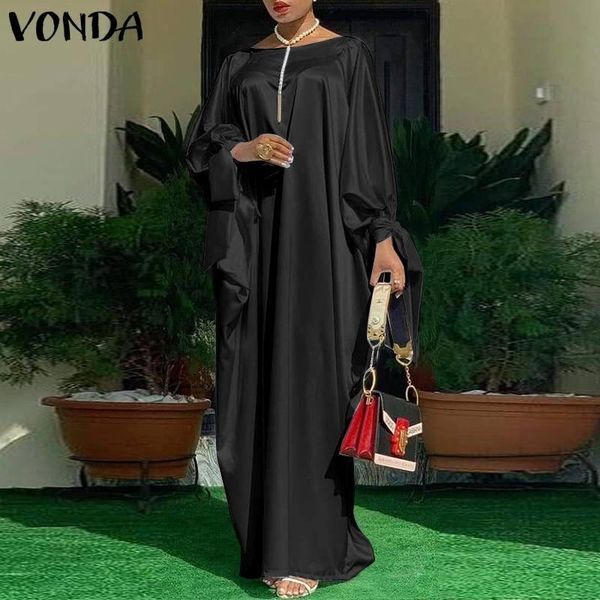casual dresses vonda women dress ladies long sleeve maxi solid kaftan bohemian vestidos plus size sundresss elegant robe 5xl, Black;gray
casual dresses vonda women dress ladies long sleeve maxi solid kaftan bohemian vestidos plus size sundresss elegant robe 5xl, Black;gray