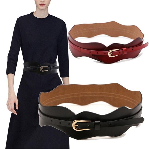 belts fashion wild wavy leather girdle female decorative dress coat fur waistband wide belt accesoories decorations, Black;brown
belts fashion wild wavy leather girdle female decorative dress coat fur waistband wide belt accesoories decorations, Black;brown