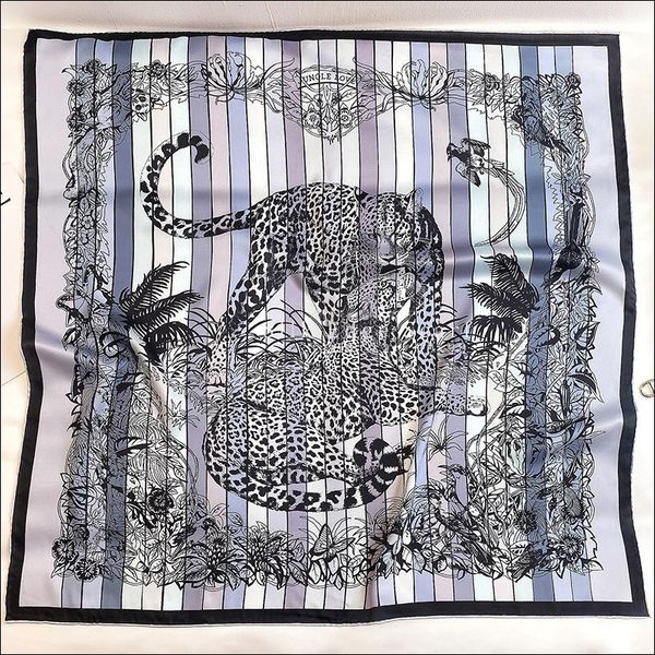 scarves silk scarf hand rolled edges satin 90*90cm square foulard femme soie de marque luxe jungle love, Blue;gray 
scarves silk scarf hand rolled edges satin 90*90cm square foulard femme soie de marque luxe jungle love, Blue;gray