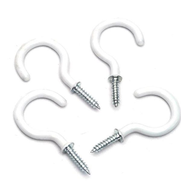 hooks & rails 10pcs white mug shouldered hanger cup heavy duty screw-in ceiling suction hook home accessories
hooks & rails 10pcs white mug shouldered hanger cup heavy duty screw-in ceiling suction hook home accessories