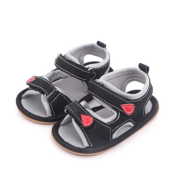 sandals summer boy sandels leather rubber sole anit-slip first walkers flat with shoes born infant baby, Black;red
sandals summer boy sandels leather rubber sole anit-slip first walkers flat with shoes born infant baby, Black;red