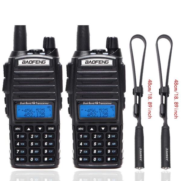 walkie talkie 2pcs baofeng uv-82 2 p5w portable vhf uhf dual band handheld transmitter long range ham cb two way radio uv82
walkie talkie 2pcs baofeng uv-82 2 p5w portable vhf uhf dual band handheld transmitter long range ham cb two way radio uv82