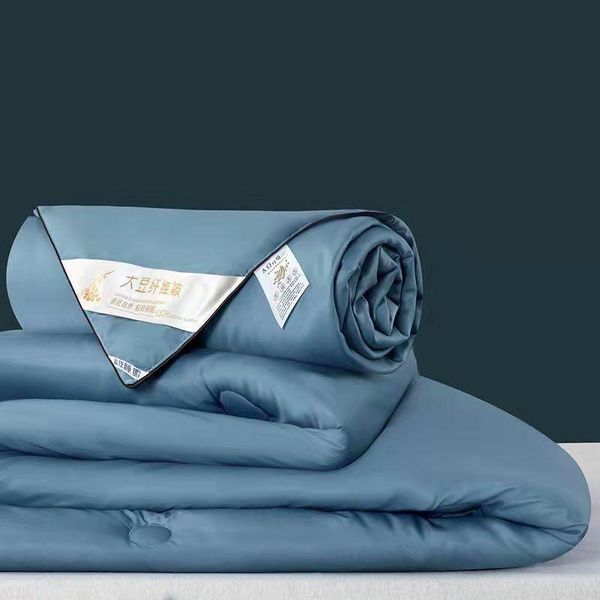 comforters & sets bedding soybean fiber thin quilt spring autumn solid color antibacterial core summer twin queen size home textile
comforters & sets bedding soybean fiber thin quilt spring autumn solid color antibacterial core summer twin queen size home textile