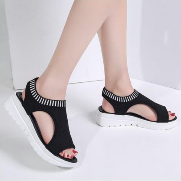 women sandals 2021 new female shoes woman summer wedge comfortable sandals ladies slip-on flat women sandalias, Black
women sandals 2021 new female shoes woman summer wedge comfortable sandals ladies slip-on flat women sandalias, Black