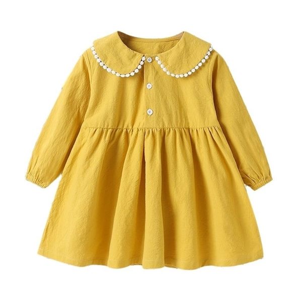 girls spring dress korean version of yellow children's clothing and autumn princess p4674 210622, Red;yellow
girls spring dress korean version of yellow children's clothing and autumn princess p4674 210622, Red;yellow