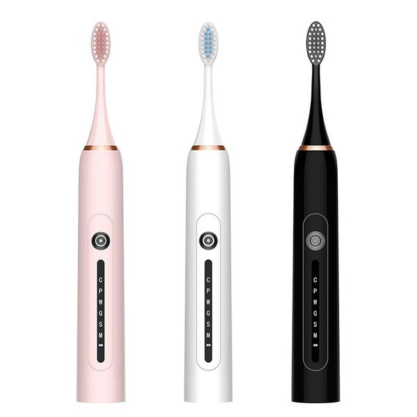 smart electric toothbrush 6 mode sonic cordless usb rechargeable waterproof ultrasonic automatic tooth brush set
smart electric toothbrush 6 mode sonic cordless usb rechargeable waterproof ultrasonic automatic tooth brush set