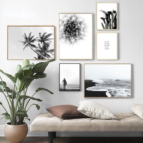 paintings nordic palm tree dahlia canvas art poster scandinavian ocean landscape black white print painting picture modern home decor
paintings nordic palm tree dahlia canvas art poster scandinavian ocean landscape black white print painting picture modern home decor