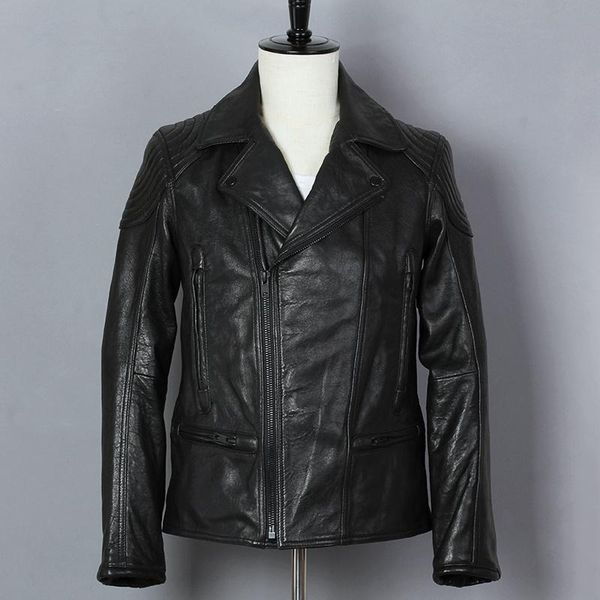 men's leather & faux 2021 fashion genuine jakcet men short slim fit black sheepskin turn-down collar motorcycle jacket lapel casual coa
men's leather & faux 2021 fashion genuine jakcet men short slim fit black sheepskin turn-down collar motorcycle jacket lapel casual coa