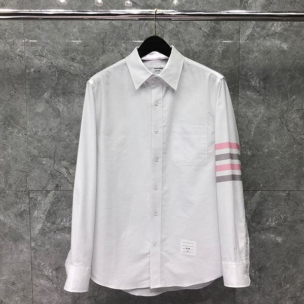 men's casual shirts 2021 fashion brand men slim white multicolor sleeve shirt turn down collar oxford textile clothing, White;black
men's casual shirts 2021 fashion brand men slim white multicolor sleeve shirt turn down collar oxford textile clothing, White;black