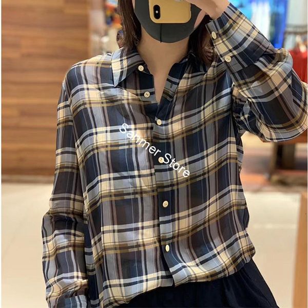 2021 new blusa de seda xadrez feminina manga longa simples turn-down colarinho nico breasted escritrio senhora camisa e novo 0u1q, Black
2021 new blusa de seda xadrez feminina manga longa simples turn-down colarinho nico breasted escritrio senhora camisa e novo 0u1q, Black