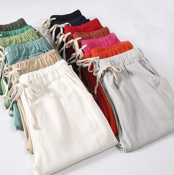 women's pants & capris 2021 summer women cotton linen fashion streetwear trousers loose casual solid color harem -2xl, Black;white
women's pants & capris 2021 summer women cotton linen fashion streetwear trousers loose casual solid color harem -2xl, Black;white