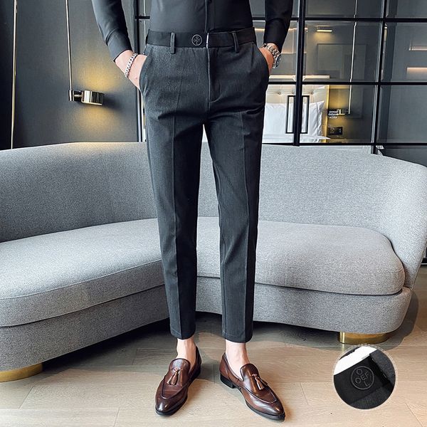 2021 autumn male winter suit business social office streetwear casual gray black pants vrww
2021 autumn male winter suit business social office streetwear casual gray black pants vrww