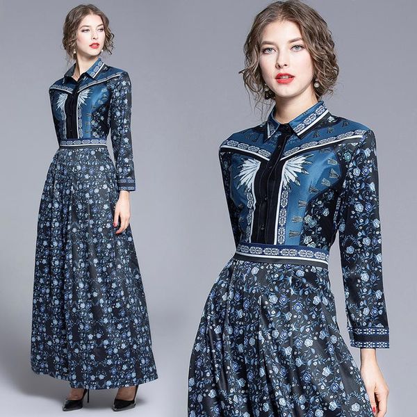 casual dresses autumn long sleeve office dress women bohemian blue print korean high waist bow decoration slim elegant party vestidos, Black;gray
casual dresses autumn long sleeve office dress women bohemian blue print korean high waist bow decoration slim elegant party vestidos, Black;gray
