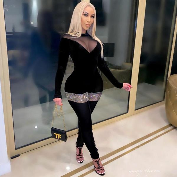 women's jumpsuits & rompers felyn 2021 ins internet celebrity famous jumpsuis solid sequins o-neck long sleeve party bodycon, Black;white
women's jumpsuits & rompers felyn 2021 ins internet celebrity famous jumpsuis solid sequins o-neck long sleeve party bodycon, Black;white