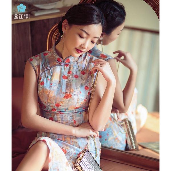ethnic clothing escape beauty long * summer cheongsam variant of rotator cuff in the 2021 dress, Red
ethnic clothing escape beauty long * summer cheongsam variant of rotator cuff in the 2021 dress, Red