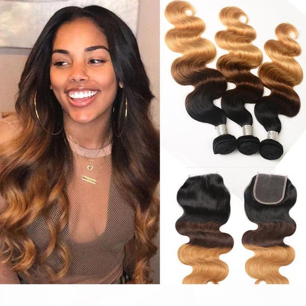 indian virgin hair body wave 1b 4 27 ombre human hair bundles with 4x4 lace closure 4 pieces one set 1b 4 27, Black;brown
indian virgin hair body wave 1b 4 27 ombre human hair bundles with 4x4 lace closure 4 pieces one set 1b 4 27, Black;brown