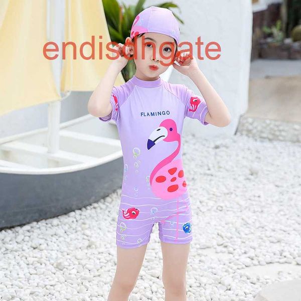 one cute new piece princess girls' swimsuit, White;black