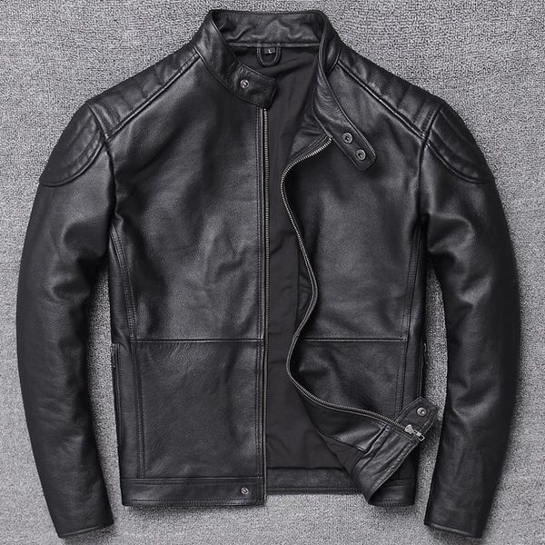 men's leather & faux italy style mens real cow jacket and coat oversized 4xl automotive genuine coats for men winter streetwear a884, Black
men's leather & faux italy style mens real cow jacket and coat oversized 4xl automotive genuine coats for men winter streetwear a884, Black