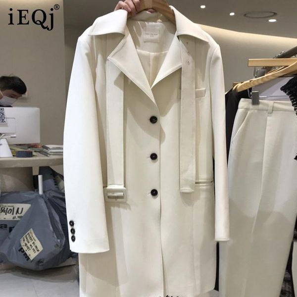 women's suits & blazers ieqj women black minimalism lace-up single-breasted all-match blazer lapel long sleeve loose fashion tide autum, White;black
women's suits & blazers ieqj women black minimalism lace-up single-breasted all-match blazer lapel long sleeve loose fashion tide autum, White;black