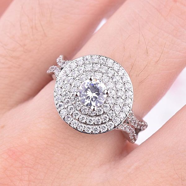 wedding rings copper silver color anillos fashion jewelry for women round white zirconia environmental rhinestone, Slivery;golden
wedding rings copper silver color anillos fashion jewelry for women round white zirconia environmental rhinestone, Slivery;golden