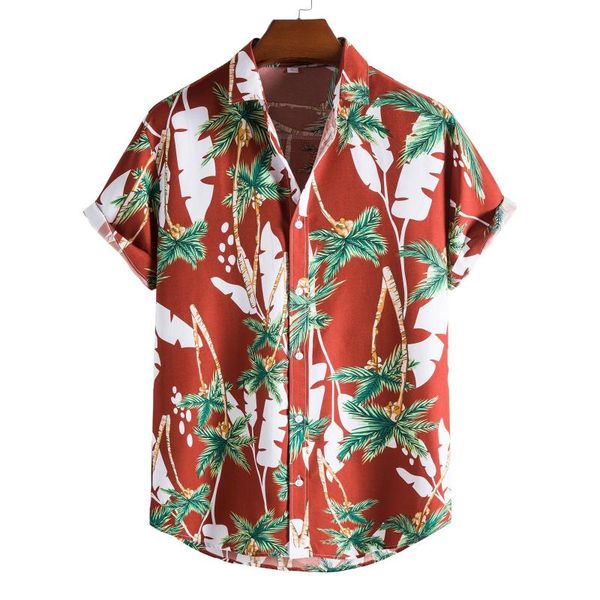 men's casual shirts summer floral print cardigan short sleeve for men loose hawaiian shirt fashion man's camisa masculina, White;black
men's casual shirts summer floral print cardigan short sleeve for men loose hawaiian shirt fashion man's camisa masculina, White;black