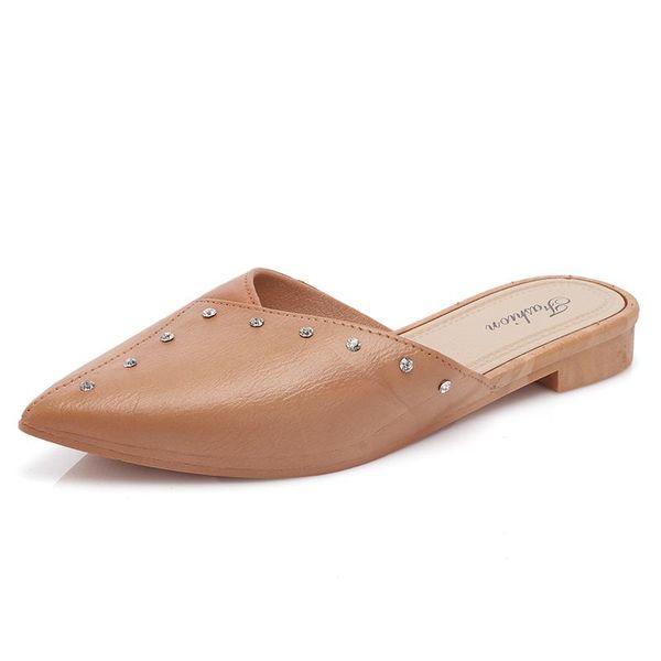slippers women's shoes customized r handmade leather casual all-match indoor and outdoor pointed toe, Black
slippers women's shoes customized r handmade leather casual all-match indoor and outdoor pointed toe, Black