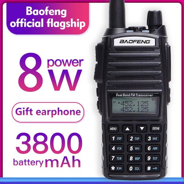 walkie talkie baofeng uv-82 10km cb radio portable dual-band 136-174/400-520 mhz hunting two way
walkie talkie baofeng uv-82 10km cb radio portable dual-band 136-174/400-520 mhz hunting two way