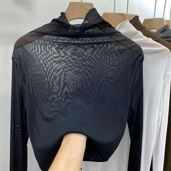 women's sweaters soft anti hook silk half high neck fungus edge mh bottom shirt autumn women's wear thin inner top, White;black
women's sweaters soft anti hook silk half high neck fungus edge mh bottom shirt autumn women's wear thin inner top, White;black
