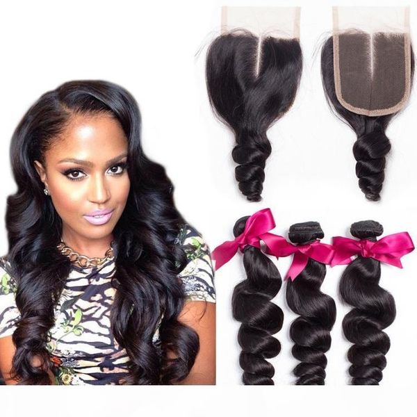 msjoli 8a brazilian loose wave virgin hair 3 bundles with closure loose wave human hair extensions virgin hair loose wave, Black;brown
msjoli 8a brazilian loose wave virgin hair 3 bundles with closure loose wave human hair extensions virgin hair loose wave, Black;brown