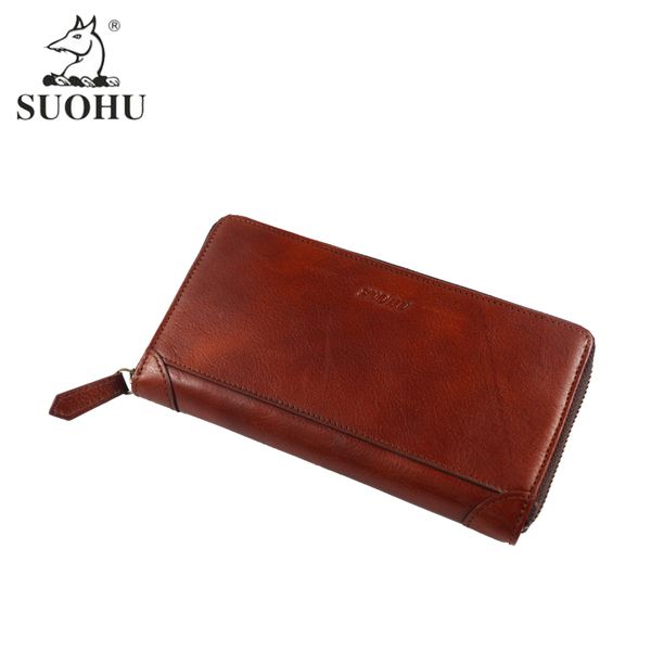 suohu new zipper business logo wax coin wallet oil long leather purse men's iecdo
suohu new zipper business logo wax coin wallet oil long leather purse men's iecdo