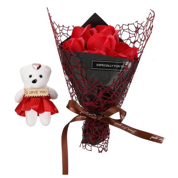 decorative flowers & wreaths 1 set simulation rose flower soap bouquet valentine's day gift with box
decorative flowers & wreaths 1 set simulation rose flower soap bouquet valentine's day gift with box