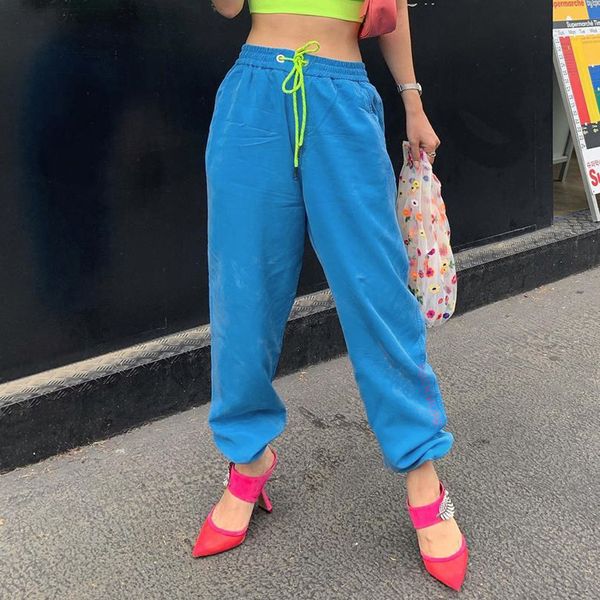 2021 fashion sweatpants women drawstring y2k aesthetic baggy pants streetwear high waist trousers harem joggers buttom, Black;white
2021 fashion sweatpants women drawstring y2k aesthetic baggy pants streetwear high waist trousers harem joggers buttom, Black;white