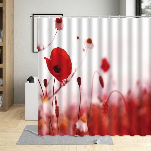 beautiful red poppies retro floral decor fabric shower curtain polyester waterproof hanging curtains wall decoration with hooks
beautiful red poppies retro floral decor fabric shower curtain polyester waterproof hanging curtains wall decoration with hooks