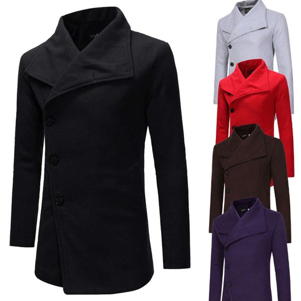 new slim fit single breasted slant placket casual short tweed windbreaker men's clothing in autumn and winter of 2019, Black;brown
new slim fit single breasted slant placket casual short tweed windbreaker men's clothing in autumn and winter of 2019, Black;brown