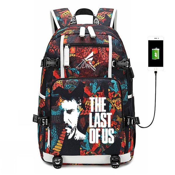 backpack large game the last of us 2 usb charging bag for teenager boys girls school lapcosplay snake pattern
backpack large game the last of us 2 usb charging bag for teenager boys girls school lapcosplay snake pattern