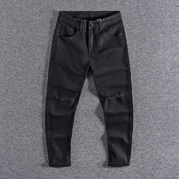 2021 new arrival black jeans with holes in the knee for slim leggings korean fashion casual men's growth pants 0325 fgsl, White;black
2021 new arrival black jeans with holes in the knee for slim leggings korean fashion casual men's growth pants 0325 fgsl, White;black