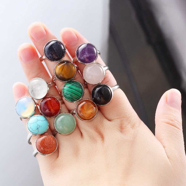 ring amethyst vintage natural stone round index finger size adjustable tiger eye turquoise moonstone wedding gift, Golden;silver
ring amethyst vintage natural stone round index finger size adjustable tiger eye turquoise moonstone wedding gift, Golden;silver