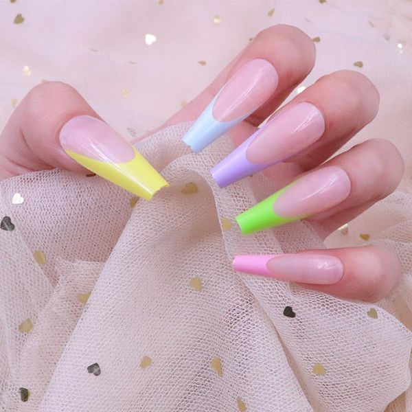 false nails 20pcs french full solid color fake with designs coffin artificial tips overhead glue press on nail, Red;gold
false nails 20pcs french full solid color fake with designs coffin artificial tips overhead glue press on nail, Red;gold