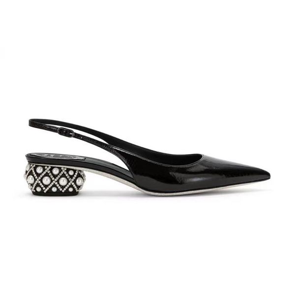 bling fashion rome genuine leather pumps buckle pearl pointed toe women single shoe party ladies dress shoes luxury design brand, Black
bling fashion rome genuine leather pumps buckle pearl pointed toe women single shoe party ladies dress shoes luxury design brand, Black