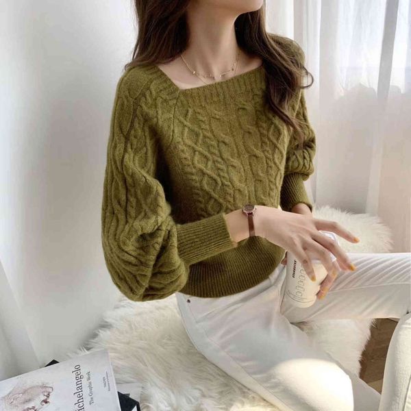 women's sweaters elegante camisola feminina de grandes dimensões moda coreana malha básica pullovers gola quadrada solto macio malhas p, White;black
women's sweaters elegante camisola feminina de grandes dimensões moda coreana malha básica pullovers gola quadrada solto macio malhas p, White;black