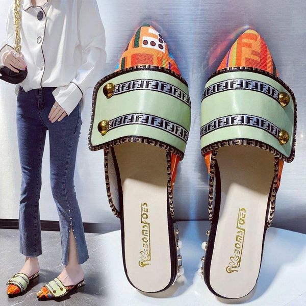 slippers corporis size 35-40 fashion flats shoes women pointed toe ladies casual mules mixed colors flat with, Black
slippers corporis size 35-40 fashion flats shoes women pointed toe ladies casual mules mixed colors flat with, Black