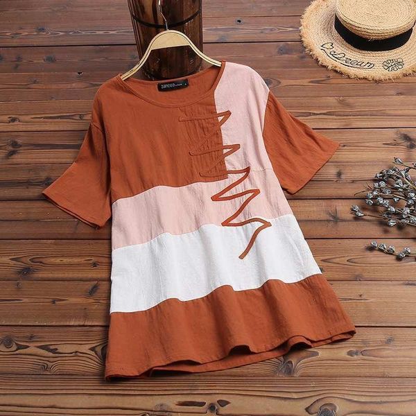 cap sleeve vintage linen womens patchwork blouse zanzea casual summer short sleeve tee shirts female o neck blusas plus size tunic, White
cap sleeve vintage linen womens patchwork blouse zanzea casual summer short sleeve tee shirts female o neck blusas plus size tunic, White