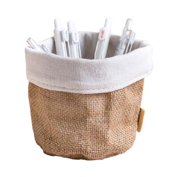 storage bags hpdear standing pencil case (excluding pens) jute kraft paper tyvek pen holder stationery pouch makeup cosmetics bag
storage bags hpdear standing pencil case (excluding pens) jute kraft paper tyvek pen holder stationery pouch makeup cosmetics bag