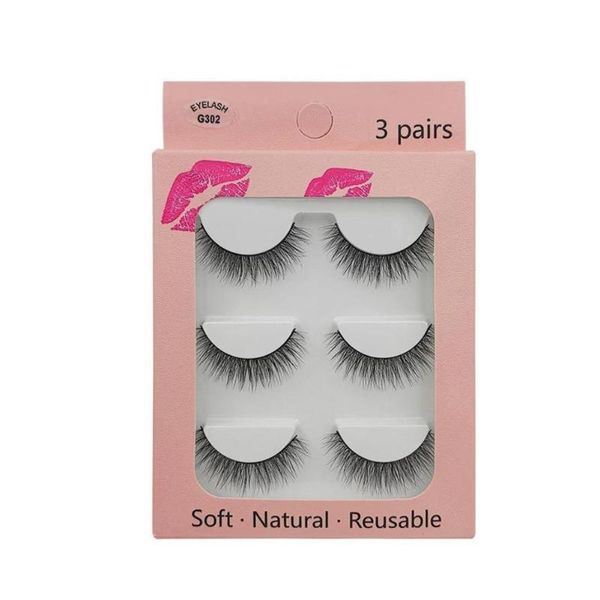 false eyelashes 3 pairs set imitation mink hair life lashes thick makeup bridal w3w9
false eyelashes 3 pairs set imitation mink hair life lashes thick makeup bridal w3w9