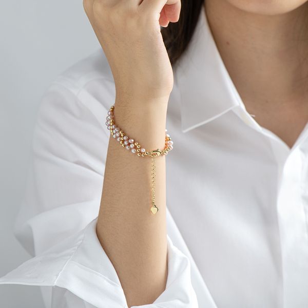 lnngy 14k gold filled multi-layered bracelet 4-5mm natural freshwater oval pearl twisted fashion bracelet women bangle jewelrys, Black
lnngy 14k gold filled multi-layered bracelet 4-5mm natural freshwater oval pearl twisted fashion bracelet women bangle jewelrys, Black
